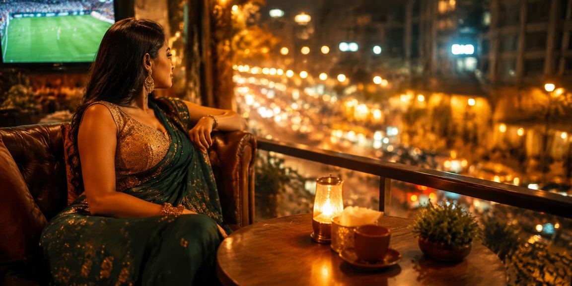 ঢাকায় রাতের বাজারে ফুটবল বেটিং উপভোগরত একজন ব্যবহারকারী