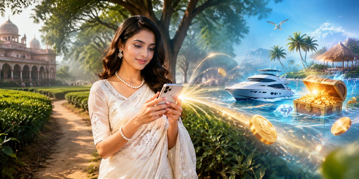 রাজশাহীতে চা বাগানের পাশে মোবাইলে ds3h ক্যাসিনো খেলার দৃশ্য